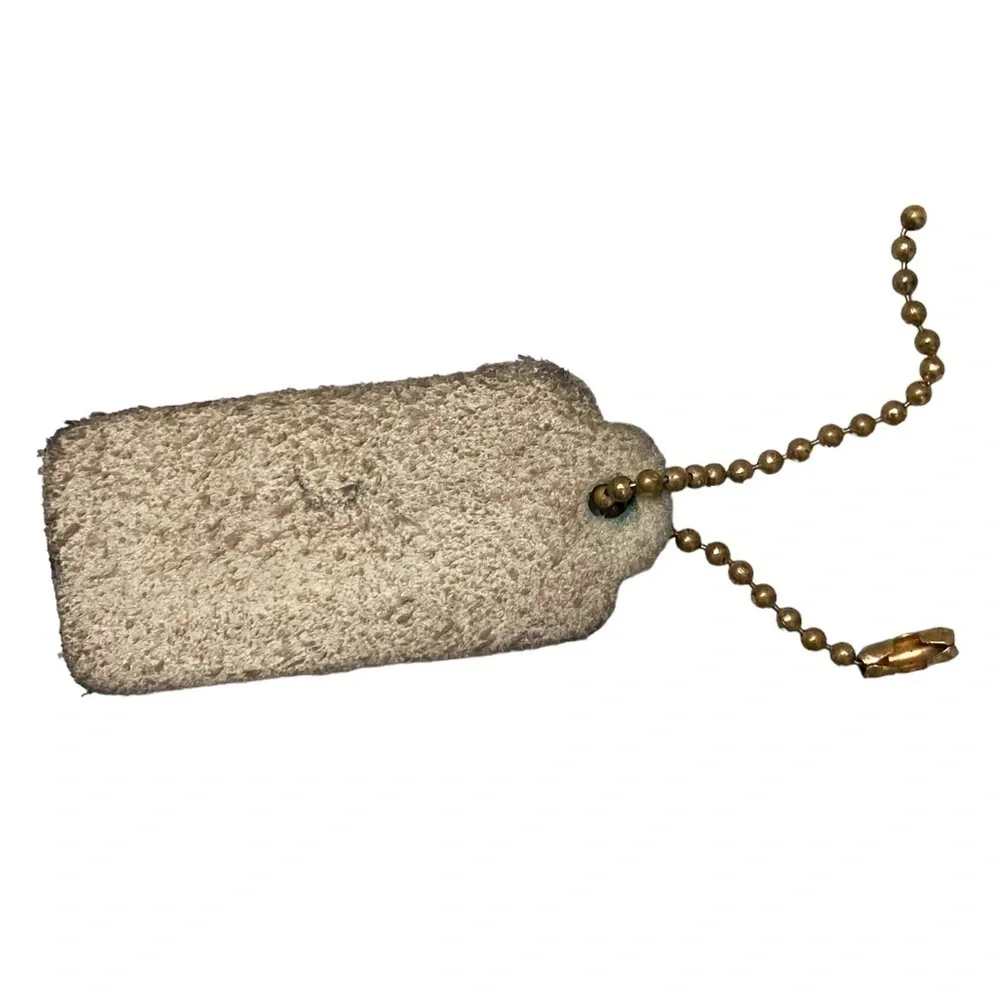 Coach vintage bone cream white hangtag one sided
